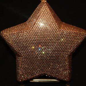 Swarovski golden star bag